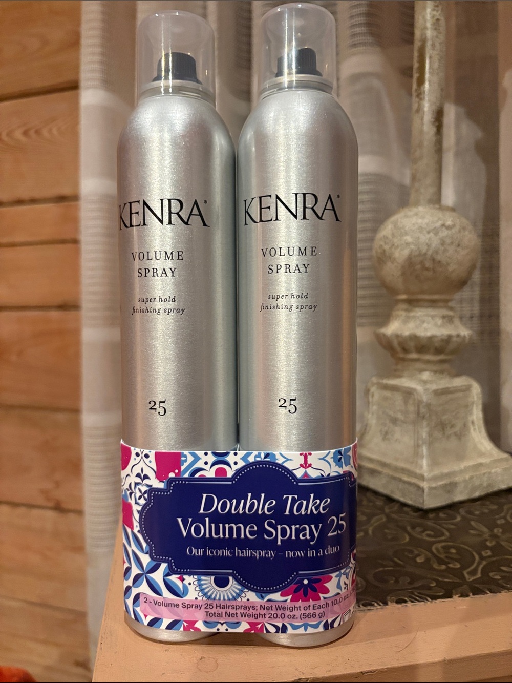 Kenra Volume Spray 25 - Super Hold Finishing Spray (Silver) 2 pack 10 ounce can